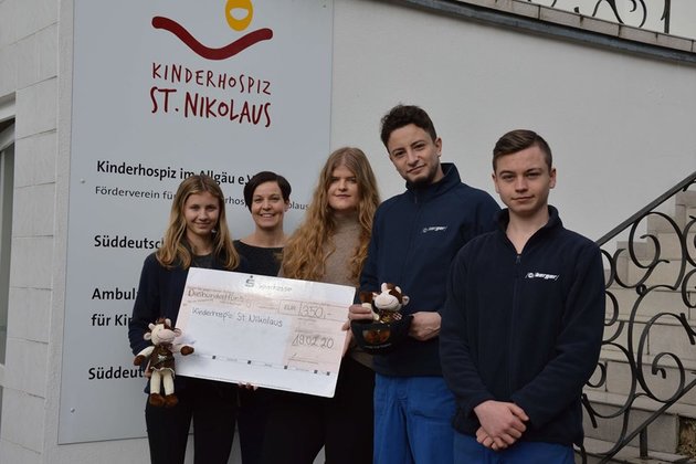 Spendenübergabe Kinderhospiz Allgäu e.V.