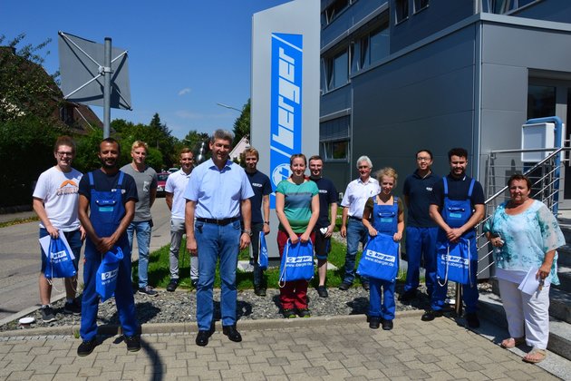 Berger feiert Abschluss