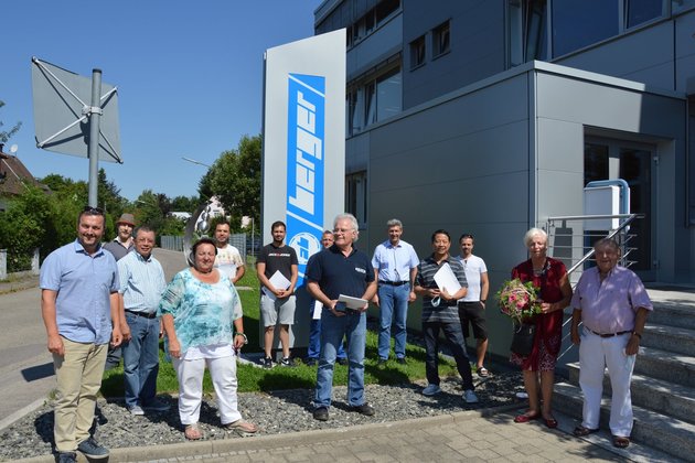 Betriebsjubiläum bei Berger