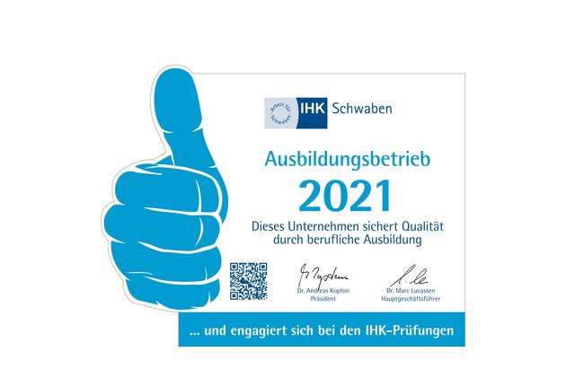IHK Ausbildungsbetrieb 2021