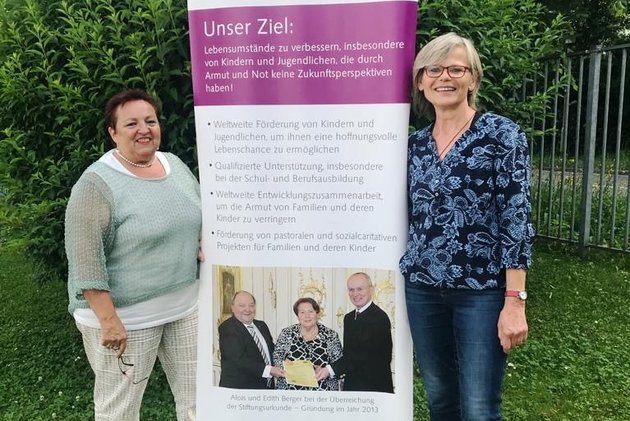 Edith und Alois Berger Stiftung hilft mit Fördermitteln in Höhe von 5.000 Euro