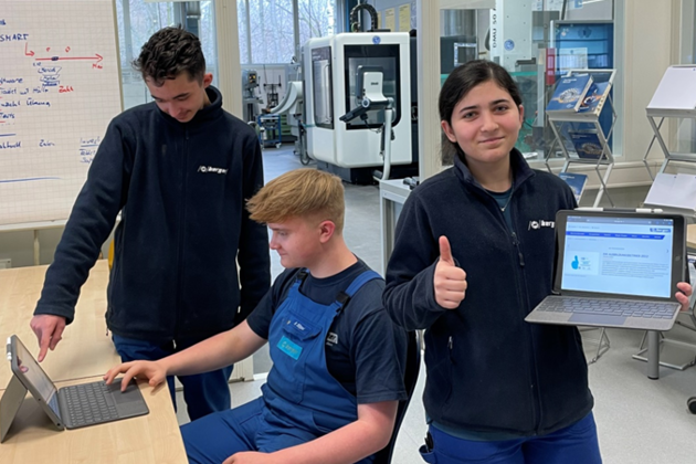 Berger Azubis als DigiScouts auf digitaler Mission