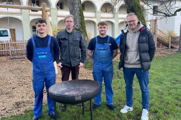 Feuerschale für das Johanniter-Kinderhaus "Hopfennest" in Ottobeuren