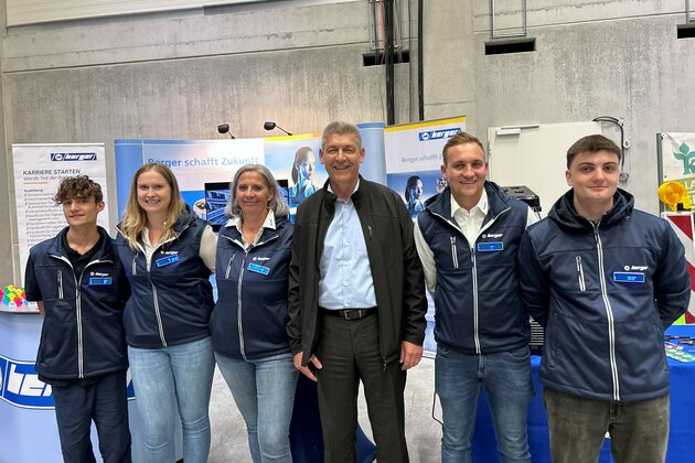 Berger auf der Alois Müller Recruiting Party 2024